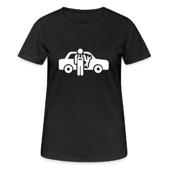 Motor mechanic - Women's Breathable T-Shirt - black - Front - AI Model Female 172 light (172cm)