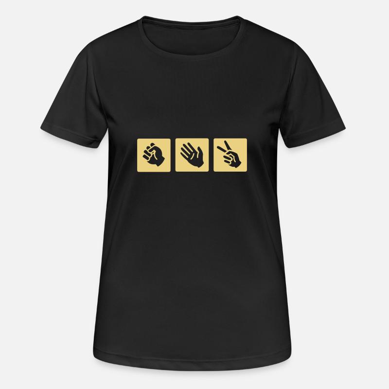 Rock-paper-scissors - Women's Breathable T-Shirt - black