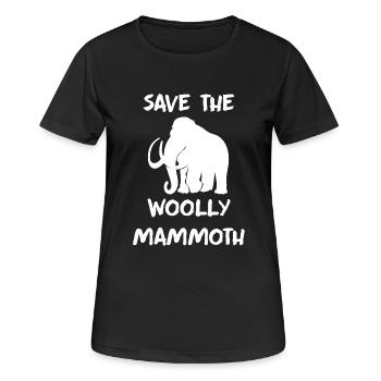 Mammouth - T-shirt respirant Femme - noir - Devant - AI Model Female 172 light (172cm)