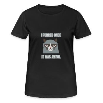 Grumpy Cat - Women's Breathable T-Shirt - black - Front - AI Model Female 172 light (172cm)
