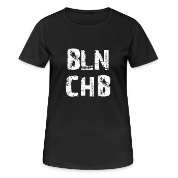 Berlin Charlottenburg Capital Germany City - Women's Breathable T-Shirt - black - Front - AI Model Female 172 light (172cm)