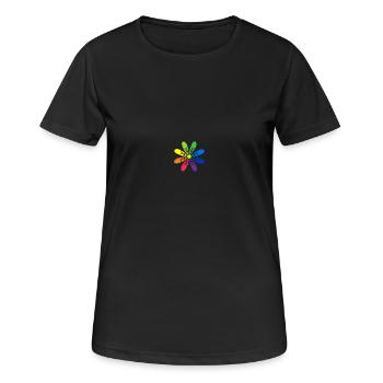 shoes multicolor - Women's Breathable T-Shirt - black - Front - AI Model Female 172 light (172cm)
