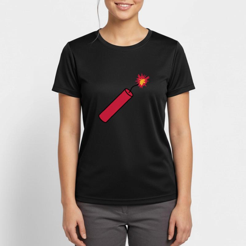 tige tnt dynamite explosion explosion explosion T-shirt respirant Femme