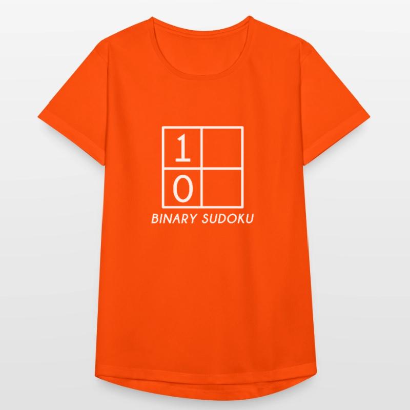 Sudoku Gift Binary Binary Nerd Number Game Women's Breathable T-Shirt