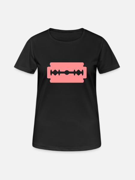 razorblade - Women's Breathable T-Shirt - black