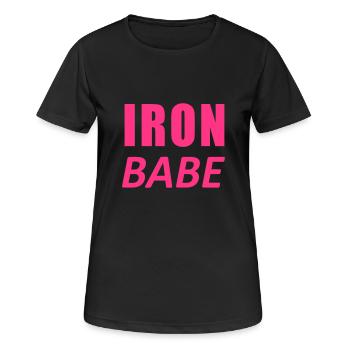 FERBABE - T-shirt respirant Femme - noir - Devant - AI Model Female 172 light (172cm)