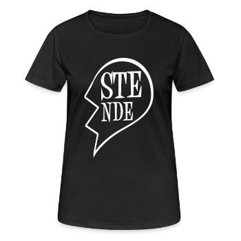 2 meilleures amies - T-shirt respirant Femme - noir - Devant - AI Model Female 172 light (172cm)
