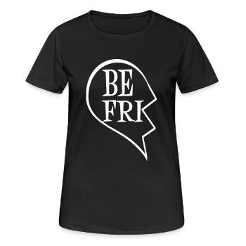 Amitié - T-shirt respirant Femme - noir - Devant - AI Model Female 172 light (172cm)