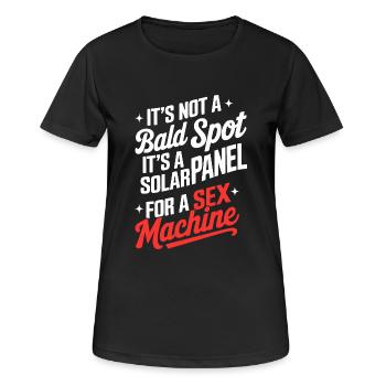 Es ist keine kahle Stelle, die für die Sexmaschine geeignet ist - Frauen T-Shirt atmungsaktiv - Schwarz - Vorne - AI Model Female 172 light (172cm)