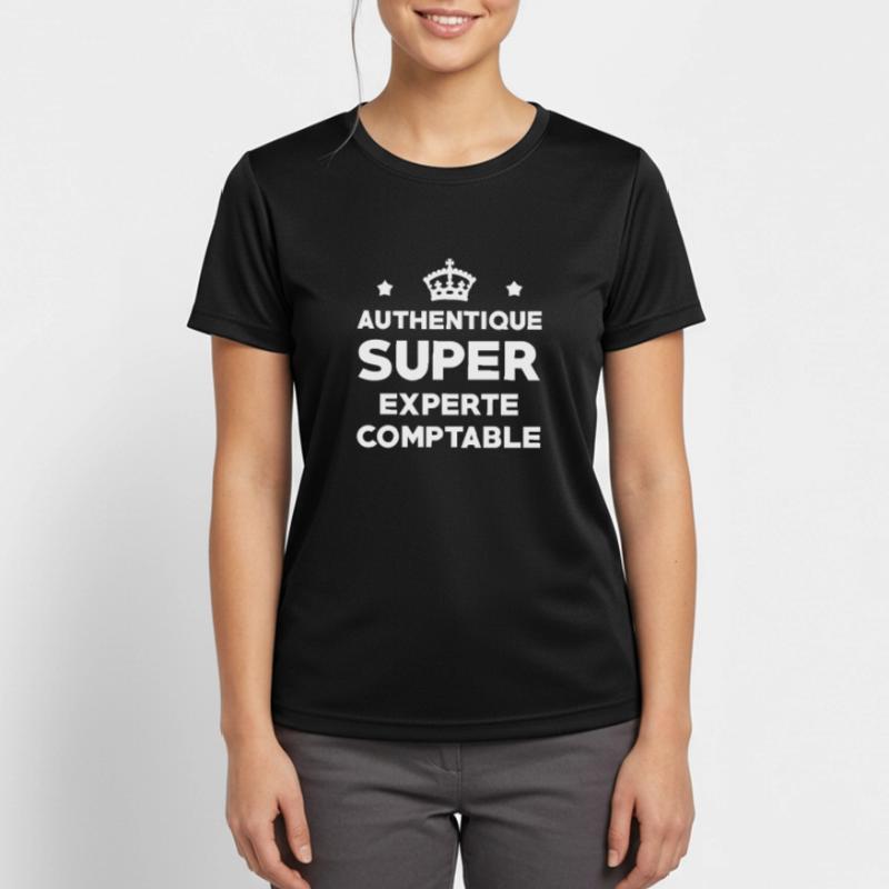 Expert Comptable / Comptabilité / Comptable / T-shirt respirant Femme