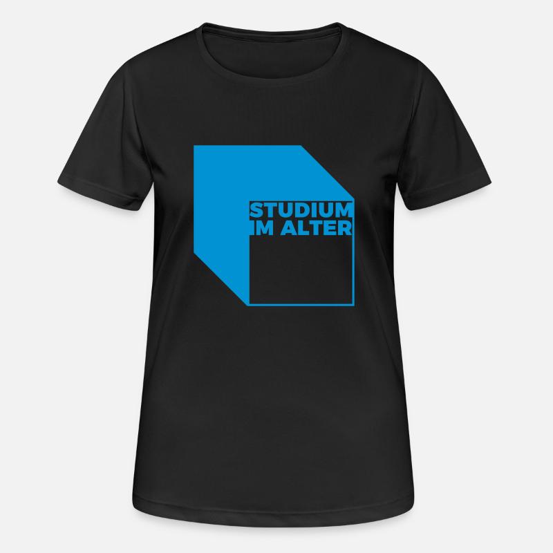 study in the age - Women's Breathable T-Shirt - black