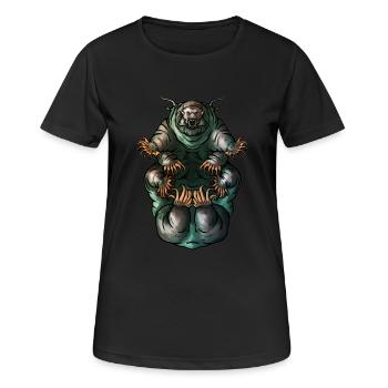 Tardigrade - T-shirt respirant Femme - noir - Devant - AI Model Female 172 light (172cm)