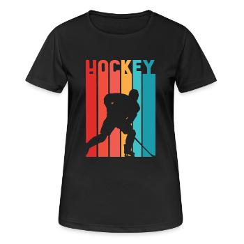 Hockey 2 Tshirts PR t-shirt - T-shirt respirant Femme - noir - Devant - AI Model Female 172 light (172cm)