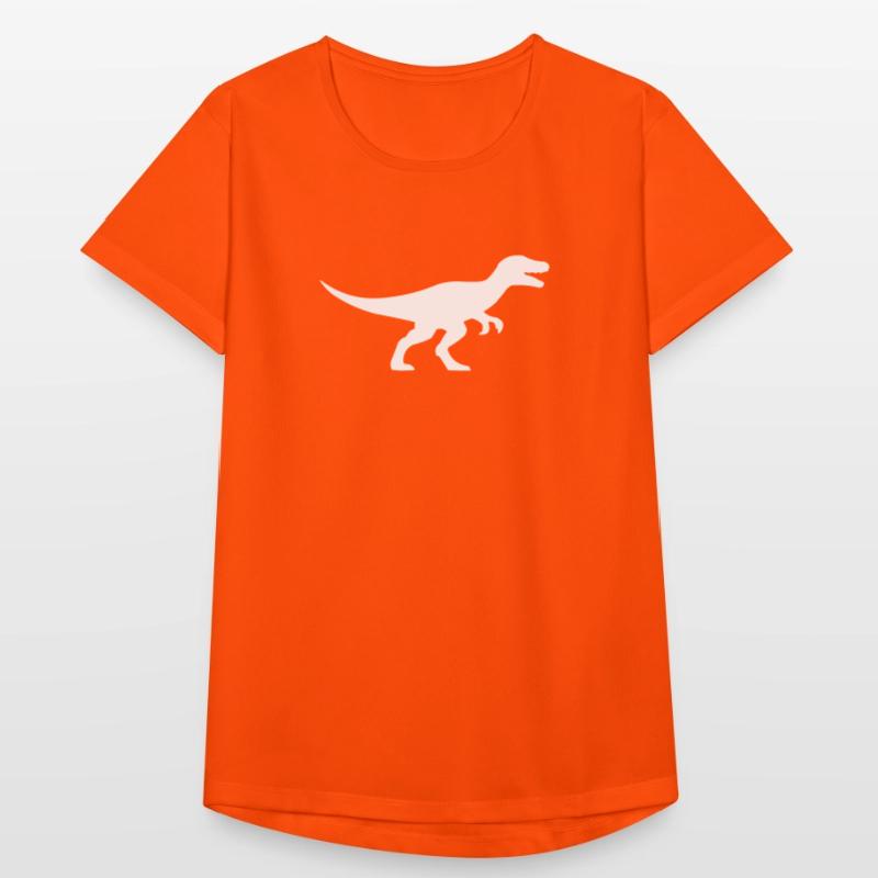Raptor T Rex Silhouette Women's Breathable T-Shirt