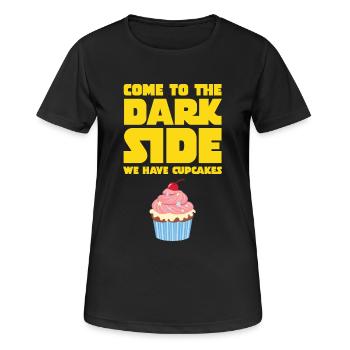Come To The Dark Side - We Have Cupcakes - Women's Breathable T-Shirt - black - Front - AI Model Female 172 light (172cm)