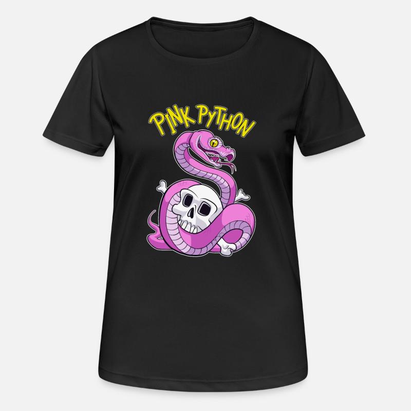 Pink Python - T-shirt respirant Femme - noir