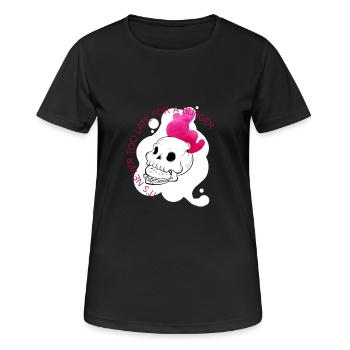 collection streetwear Burger - T-shirt respirant Femme - noir - Devant - AI Model Female 172 light (172cm)