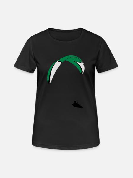 Paraglider XC - Women's Breathable T-Shirt - black