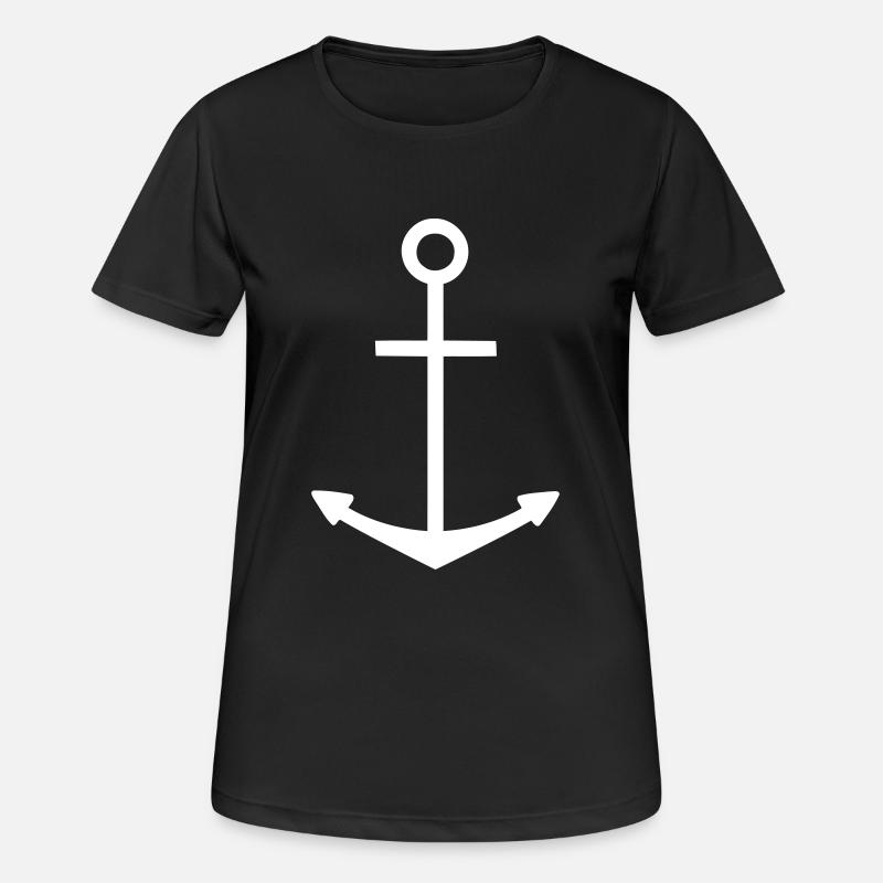 Anchor - Women's Breathable T-Shirt - black