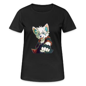 Prout Furry - Women's Breathable T-Shirt - black - Front - AI Model Female 172 light (172cm)