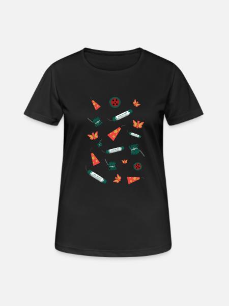 Feuerwerk Sortiment - Frauen T-Shirt atmungsaktiv - Schwarz