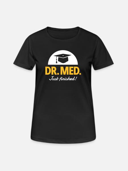 Médecin - T-shirt respirant Femme - noir
