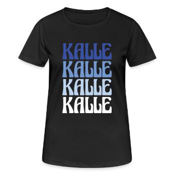 Kalle Karlsruhe Dialect Gift - Women's Breathable T-Shirt - black - Front - AI Model Female 172 light (172cm)