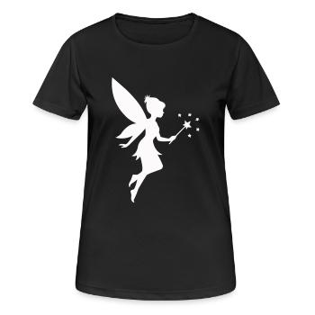 Elf Fairy - Women's Breathable T-Shirt - black - Front - AI Model Female 172 light (172cm)