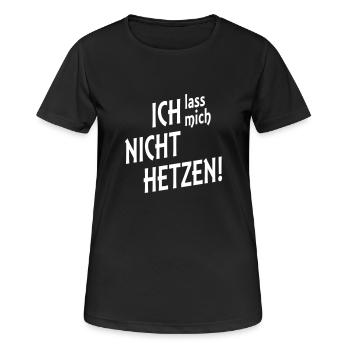 do not rush - Women's Breathable T-Shirt - black - Front - AI Model Female 172 light (172cm)