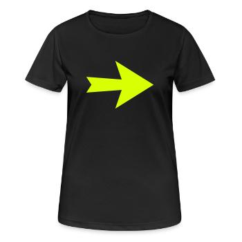 Arrow - Women's Breathable T-Shirt - black - Front - AI Model Female 172 light (172cm)