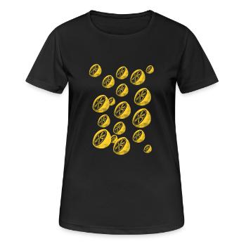 citrons - T-shirt respirant Femme - noir - Devant - AI Model Female 172 light (172cm)