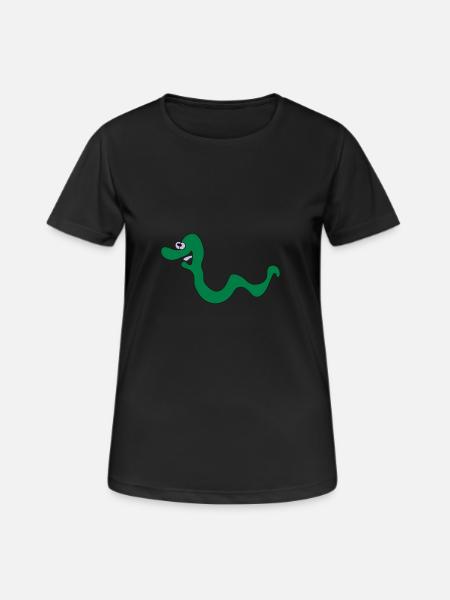 wormy - Women's Breathable T-Shirt - black