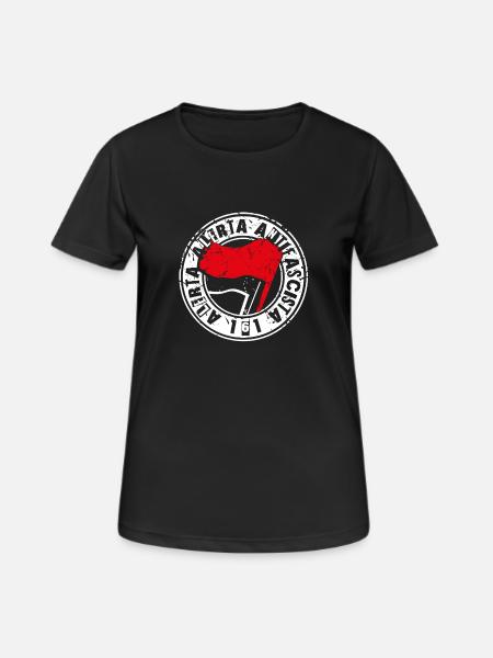 Alerta Alerta Antifascista161 Antifa - Frauen T-Shirt atmungsaktiv - Schwarz