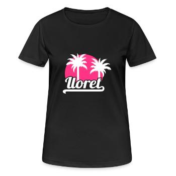 Lloret de Mar - T-shirt respirant Femme - noir - Devant - AI Model Female 172 light (172cm)