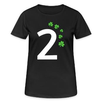 2 - Women's Breathable T-Shirt - black - Front - AI Model Female 172 light (172cm)
