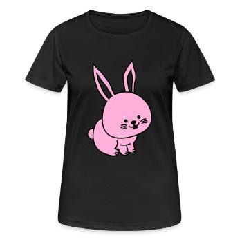 hare - Women's Breathable T-Shirt - black - Front - AI Model Female 172 light (172cm)