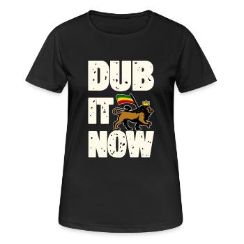 Dub It Now Lion - Frauen T-Shirt atmungsaktiv - Schwarz - Vorne - AI Model Female 172 light (172cm)