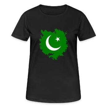 Pakistan - T-shirt respirant Femme - noir - Devant - AI Model Female 172 light (172cm)