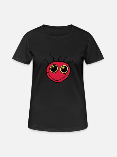 Fantazia Smiley face - Women's Breathable T-Shirt - black