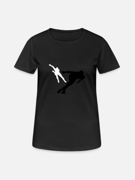 Ice Skater 2C - T-shirt respirant Femme - noir