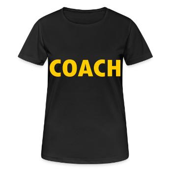 Coach - Women's Breathable T-Shirt - black - Front - AI Model Female 172 light (172cm)