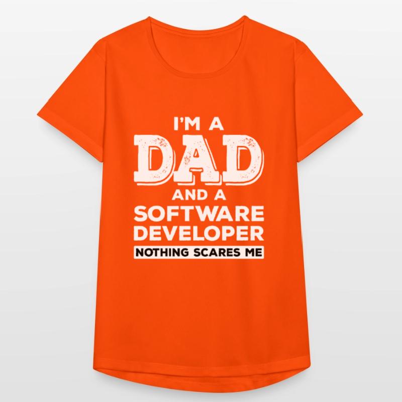Programmer father software developer IT dad Women's Breathable T-Shirt