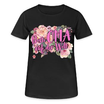 Best OMA - Women's Breathable T-Shirt - black - Front - AI Model Female 172 light (172cm)