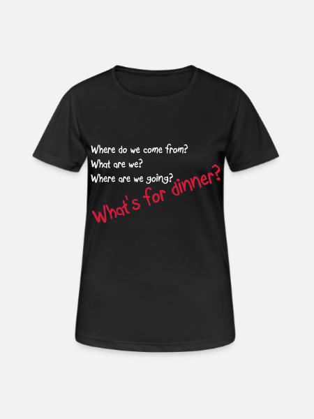 Funny quotes - Women's Breathable T-Shirt - black