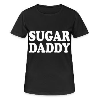 Sugar daddy - Women's Breathable T-Shirt - black - Front - AI Model Female 172 light (172cm)