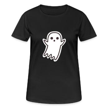 Fantôme - T-shirt respirant Femme - noir - Devant - AI Model Female 172 light (172cm)