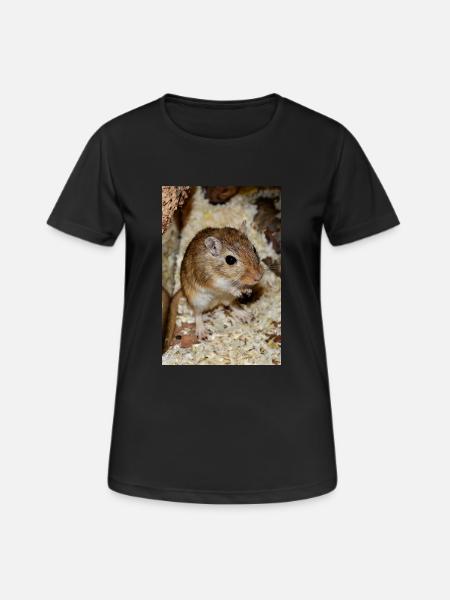 gerbil - Women's Breathable T-Shirt - black