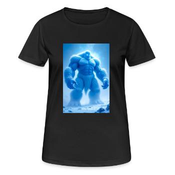 Jötunn Uralte Riesen gegen Götter im nordischen Mythos - Frauen T-Shirt atmungsaktiv - Schwarz - Vorne - AI Model Female 172 light (172cm)