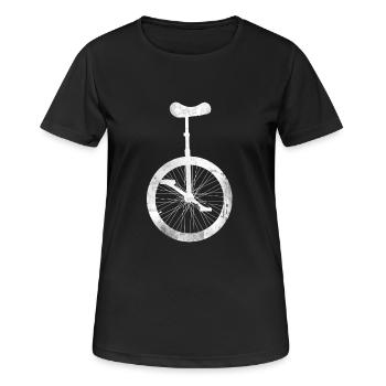 Monocycle monocycle monocycle cadeau - T-shirt respirant Femme - noir - Devant - AI Model Female 172 light (172cm)