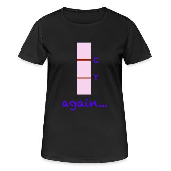 Corona à nouveau - T-shirt respirant Femme - noir - Devant - AI Model Female 172 light (172cm)